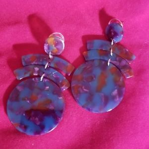 Lucite Dangle, Light weight,  Never worn